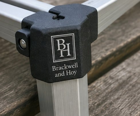 Heavy-Duty Folding Frames with custom branding