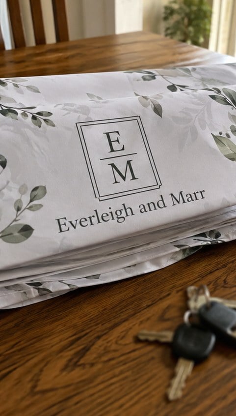 Personalized canopy tents — customer photo