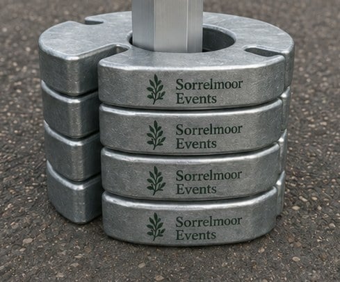Weight Plates & Anchoring Kits with custom branding